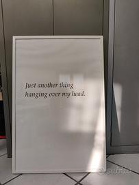 cornice bianca legno 63*95