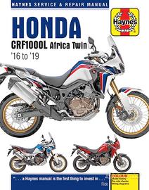 MANUALE OFFICINA HAYNES Honda Crf1000l Africa Twin