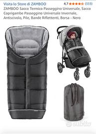 Sacco termico per passeggino