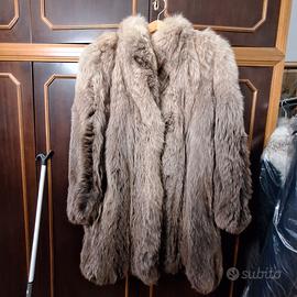 Elegante pelliccia di marmotta vintage anni '80