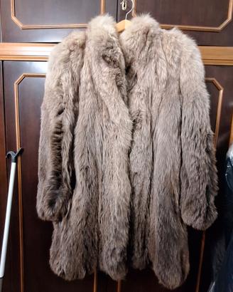 Elegante pelliccia di marmotta vintage anni '80