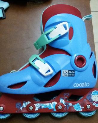 Pattini oxelo con kit di protezione