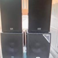 SUPER IMPIANTO MPE AUDIO 6400 WATT-PARI AL NUOVO