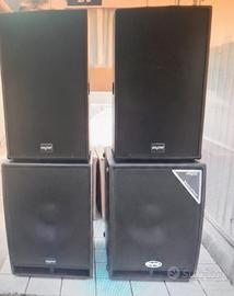 SUPER IMPIANTO MPE AUDIO 6400 WATT-PARI AL NUOVO