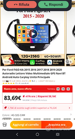 Autoradio Ford Ka Plus anno 2015-2020