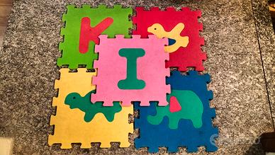 Tappeto puzzle gomma 28pz