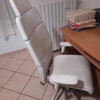 sedia in pelle