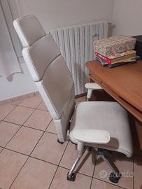 sedia in pelle