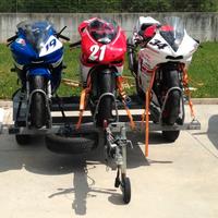 Carrello portamoto Pedretti 3 moto stradali