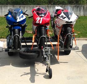 Carrello portamoto Pedretti 3 moto stradali