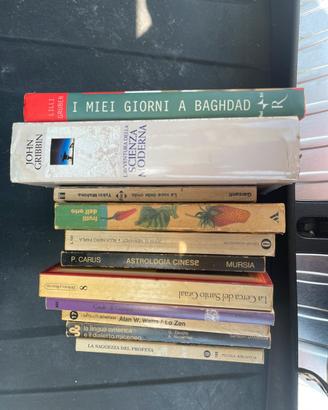 Lotto 11 libri vari – Gribbin, Alan Watts ecc.