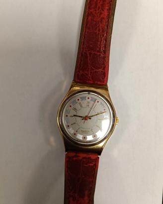 Orologio Swatch Vintage 1992 Funzionante Cassa Oro