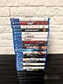 Lotto Custodie PS4 originali con Copertine 20 Pz.