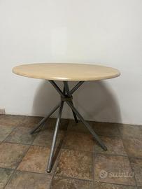 TAVOLI EFFETTO LEGNO ROTONDI (2 PZ)