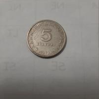 Moneta da 5 Dracme Apaxmai 1976
