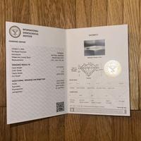 Anello Solitario 0.73 ct Diamante Naturale D VS2