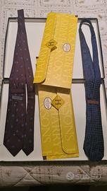 2 cravatte Harry & son Cagliari come nuove