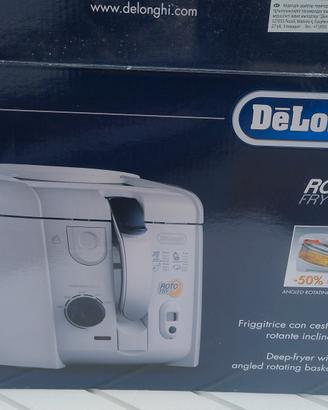 friggitrice con cestello rotante inclin. DeLonghi