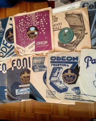 lotto vinili 78 giri vintage