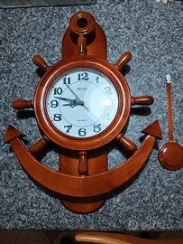 Orologio A Forma timone Tema Nautico 