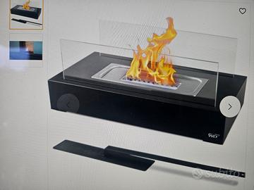 Caminetto a bioetanolo colore Nero