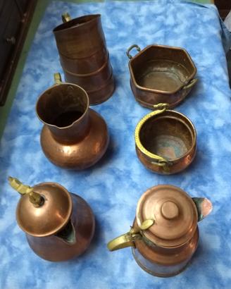 Brocche e contenitori in rame