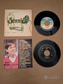 2 Vinili 45 - Adriano Celentano; Gianni Morandi