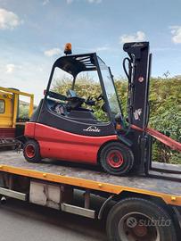 Muletto carrello elevatore elettrico 3000kg Linde