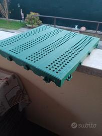 Piastrelle da giardino autobloccanti cm.40 x cm.40