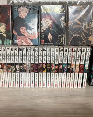 Jujustu kaisen manga vol 0-26 + (in descrizione)
