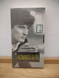 VHS RICOMINCIO DA TRE FILM ITA CON MASSIMO TROISI
