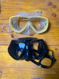 set pinne e maschere cressi