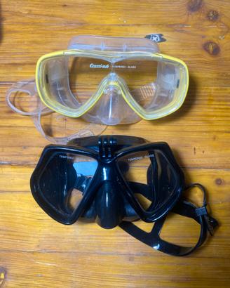 set pinne e maschere cressi