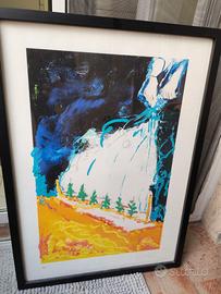 Serigrafia Mario Schifano