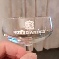 Calici Rosso Antico anni '70. Bicchieri A. Lucano