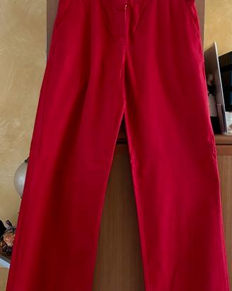 Pantaloni da Donna Col. Rosso Cotone