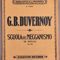 G.B. DUVERNOY, Scuola del meccanismo, 15 studi