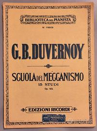 G.B. DUVERNOY, Scuola del meccanismo, 15 studi
