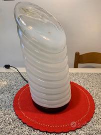 Lampada vintage LEUCOS vetro di murano.