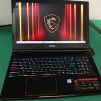 Notebook Gaming MSI G63VR 7RF I7, 16 Gb,8 GB video