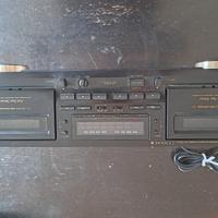 Pioneer Stereo double cassette deck CT-W208R