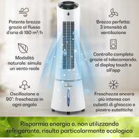 Climatizzatore ventilatore ioni umidificatore 4in1