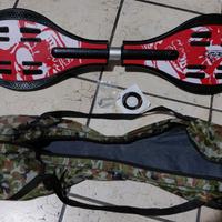 skateboard a due ruote 