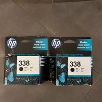 2 X HP Cartuccia inkjet 338, C8765EE, Nero