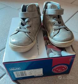 Stivaletti Chicco Frida colore argento misura 21