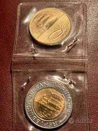 200 e 500 lire San Marino FDC
Fior di conio del 19