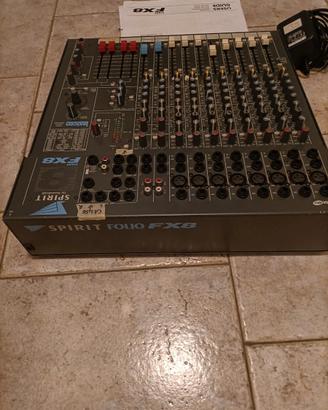 MIXER SPIRIT FOLIO FX8 SOUNDCRAFT