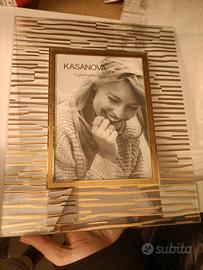 Cornice 13x18 linea Foglia Argento