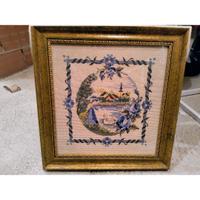 capolavoro artigianale con cornice a vetro 