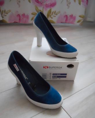 Scarpe SUPERGA originali con tacco n° 38 NUOVE!